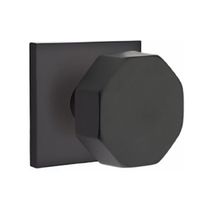 Emtek Octagon Concealed Screws Knob with Square Rosette