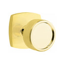 Emtek Select Conical Knurled Knob with Urban Modern Rosette