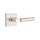Emtek Select L-Square Hammered Lever Concealed Screws with Square Rosette