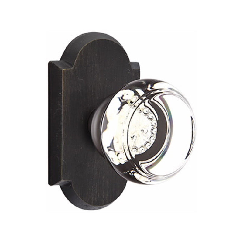 Emtek Glass Georgetown Knob Concealed Screws with