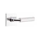 Emtek Select R-BAR Faceted Lever with Square Rosette