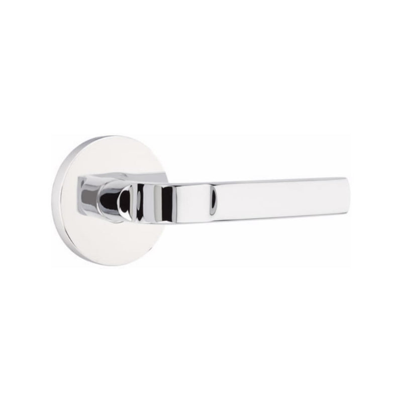 EMTEK Aston Lever Concealed Screws with Disk Rosette