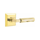 Emtek Select L-Square Tribeca Lever with Quincy Rosette