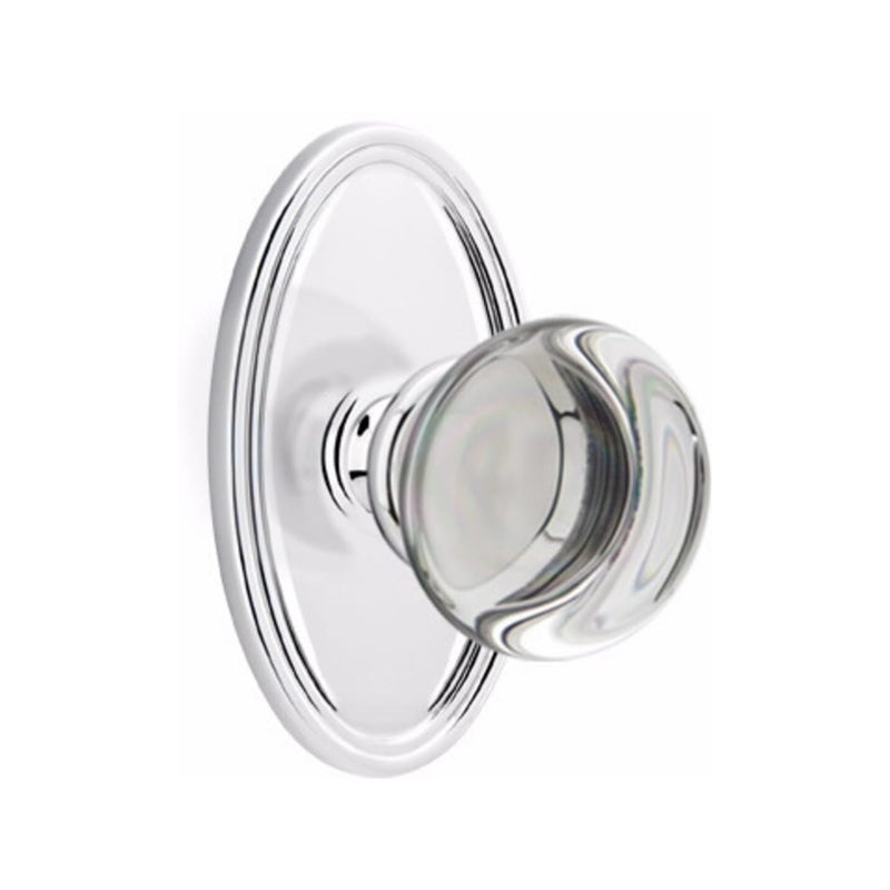 Emtek Providence Knob Concealed Screws With Oval Rosette