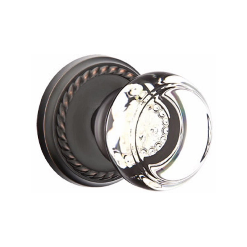 Emtek Georgetown Knob Concealed Screws With Rope Rosette