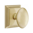 Emtek Egg Knob With Quincy Rosette