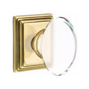 Emtek Hampton Knob With Wilshire Rosette