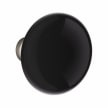 Emtek Sideplate Ebony Knob Concealed Screws With 7” Wilshire Rosette