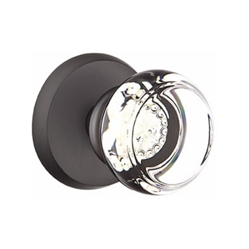 Emtek Glass Georgetown Knob Concealed Screws with
