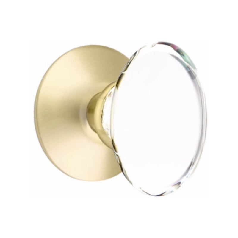 Emtek Hampton Knob Concealed Screws with Modern Rosette