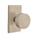 Emtek Sandcast Bronze Round Knob Concealed Screws with