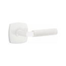 Emtek Select L-Square Knurled Lever Concealed Screws with Urban Modern Rosette