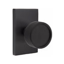 Emtek Select Conical Knurled Knob  Concealed Screws with Modern Rectangular Rosette