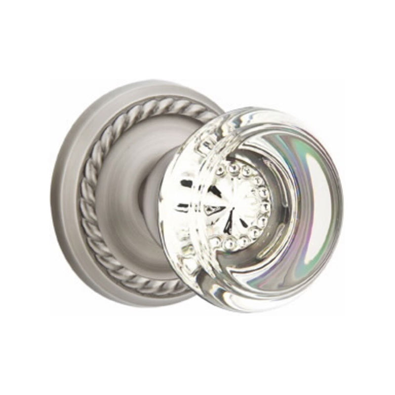 Emtek Georgetown Knob Concealed Screws With Rope Rosette