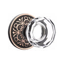 Emtek Lowell Knob Concealed Screws With Lancaster Rosette