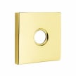Emtek 2459 Doorbell Button with Square Rosette