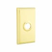 Emtek 2403 Doorbell Button with Rectangular Rosette