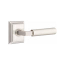 Emtek Select L-Square Smooth Lever with Wilshire Rosette