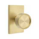 Emtek Verve Knob Concealed Screws with Modern Rectangular Rosette