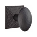 Emtek Hammered Egg Knob With Hammered Rosette