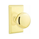 Emtek Providence Knob Concealed Screws With Rectangular Rosette