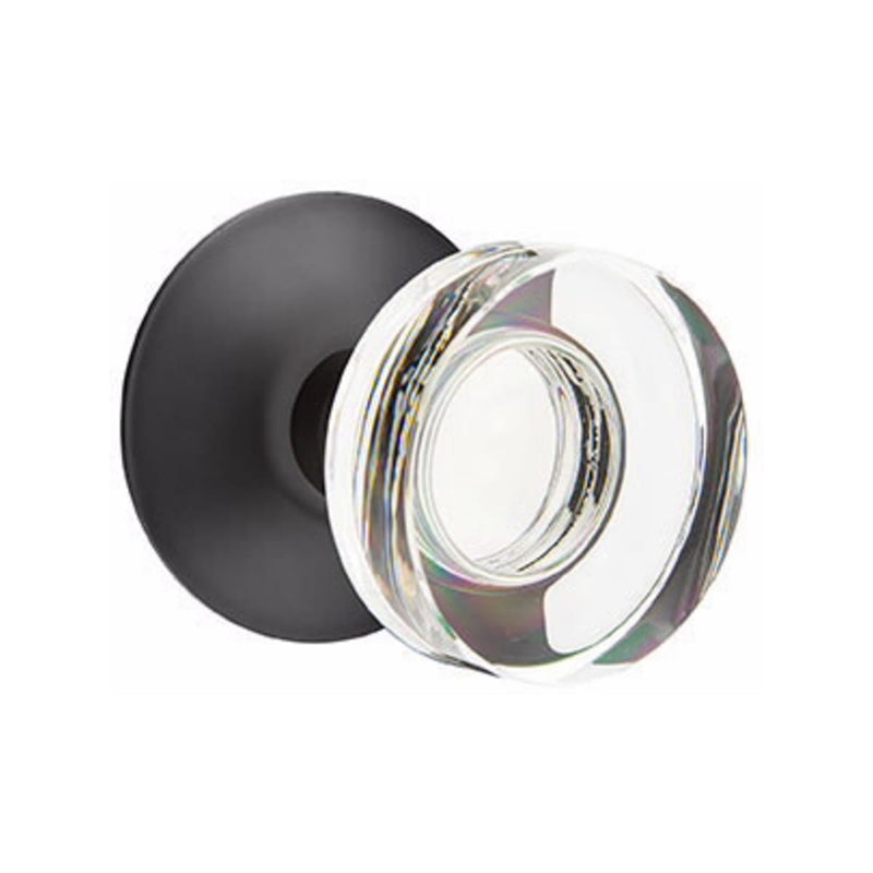 Emtek Modern Disc Knob Concealed Screws with Modern Rosette