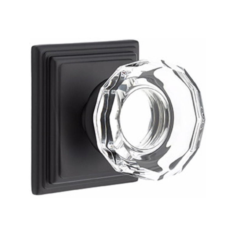 Emtek Lowell Knob With Wilshire Rosette