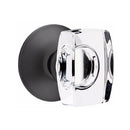 Emtek Windsor Knob with Modern Rosette
