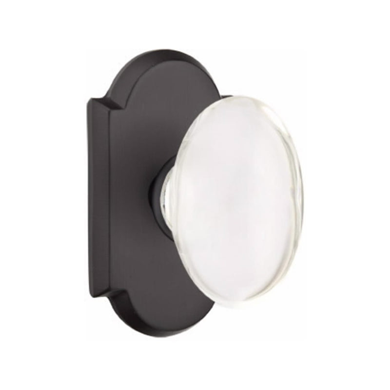 Emtek Glass Hampton Knob Concealed Screws with