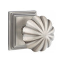 Emtek Melon Knob Concealed Screws With Wilshire Rosette
