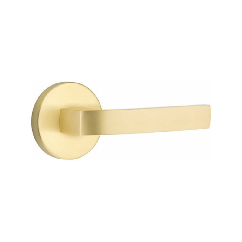 EMTEK Breslin Lever Concealed Screws with Disk Rosette