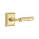 Emtek Select R-BAR Tribeca Lever Concealed Screws with Wilshire Rosette