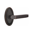 Emtek Milano Lever Concealed Screws with Oval Rosette