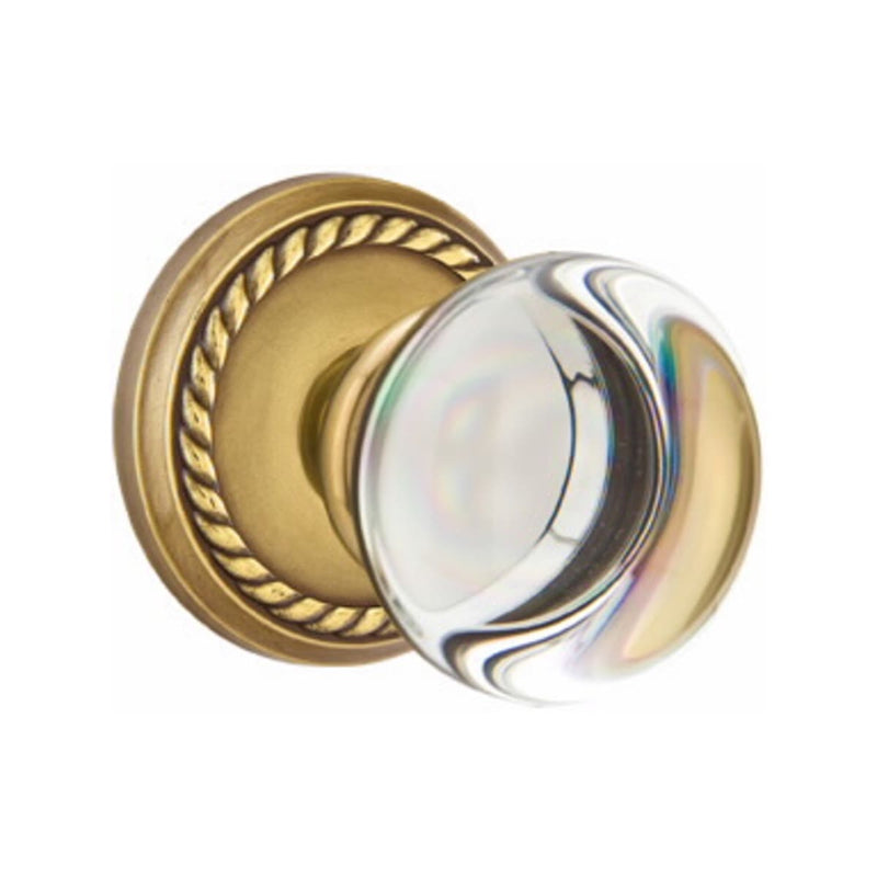 Emtek Providence Knob Concealed Screws With Rope Rosette