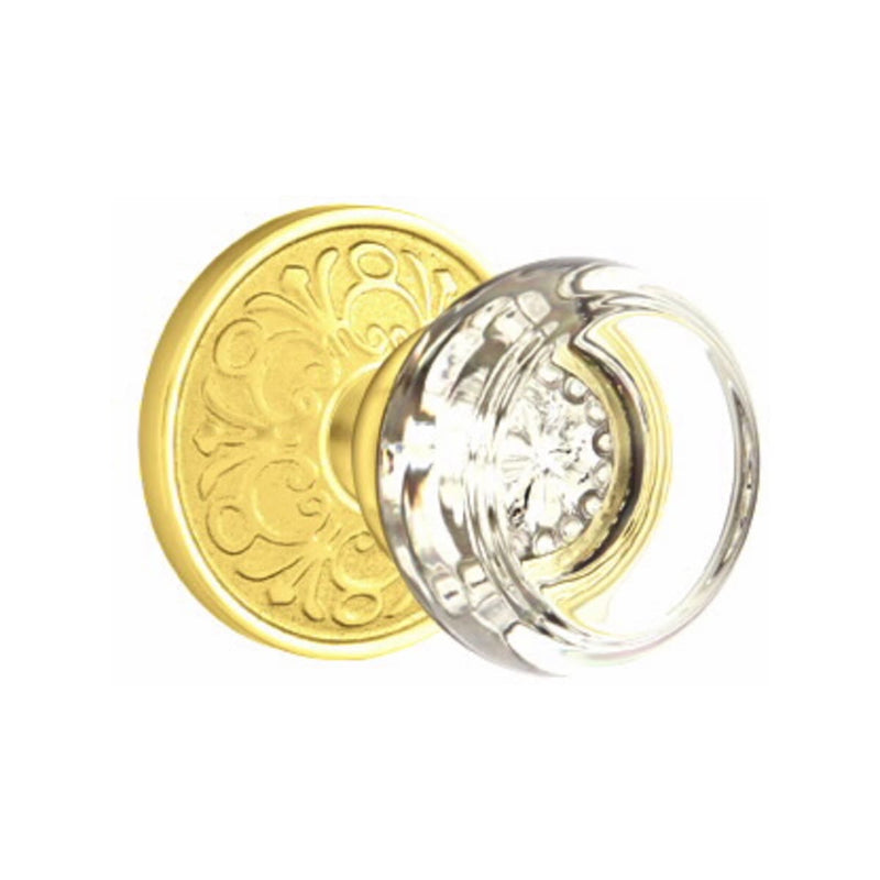 Emtek Georgetown Knob Concealed Screws With Lancaster Rosette