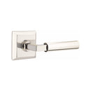 Emtek Select L-Square Smooth Lever Concealed Screws with Quincy Rosette