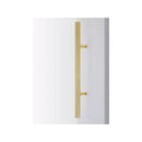 Emtek Square Long Door Pulls - Stainless Steel