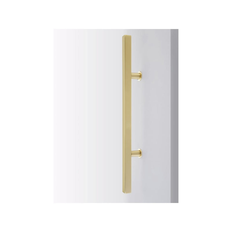 Emtek Square Long Door Pulls - Stainless Steel