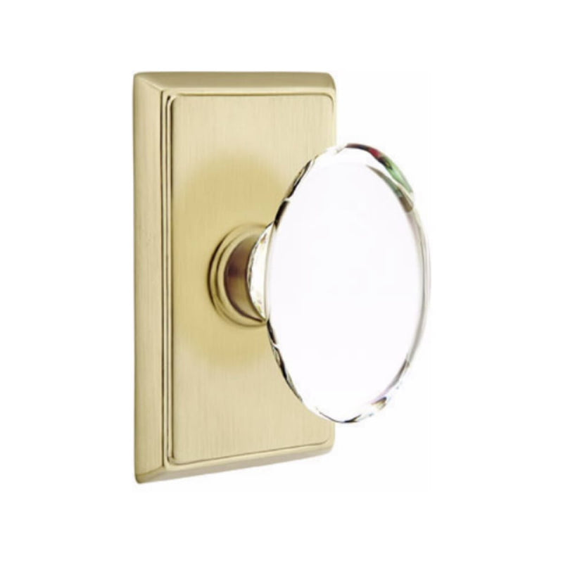 Emtek Hampton Knob With Rectangular Rosette