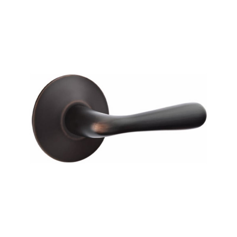 Emtek Basel Lever Concealed Screws with Modern Rosette