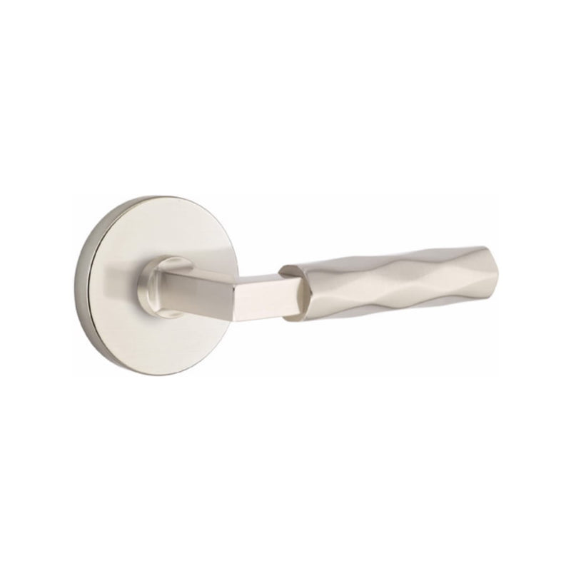 Emtek Select L-Square Tribeca Lever Concealed Screws with Disk Rosette
