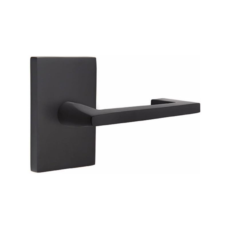 EMTEK Argos Lever Concealed Screws with Modern Rectangular Rosette