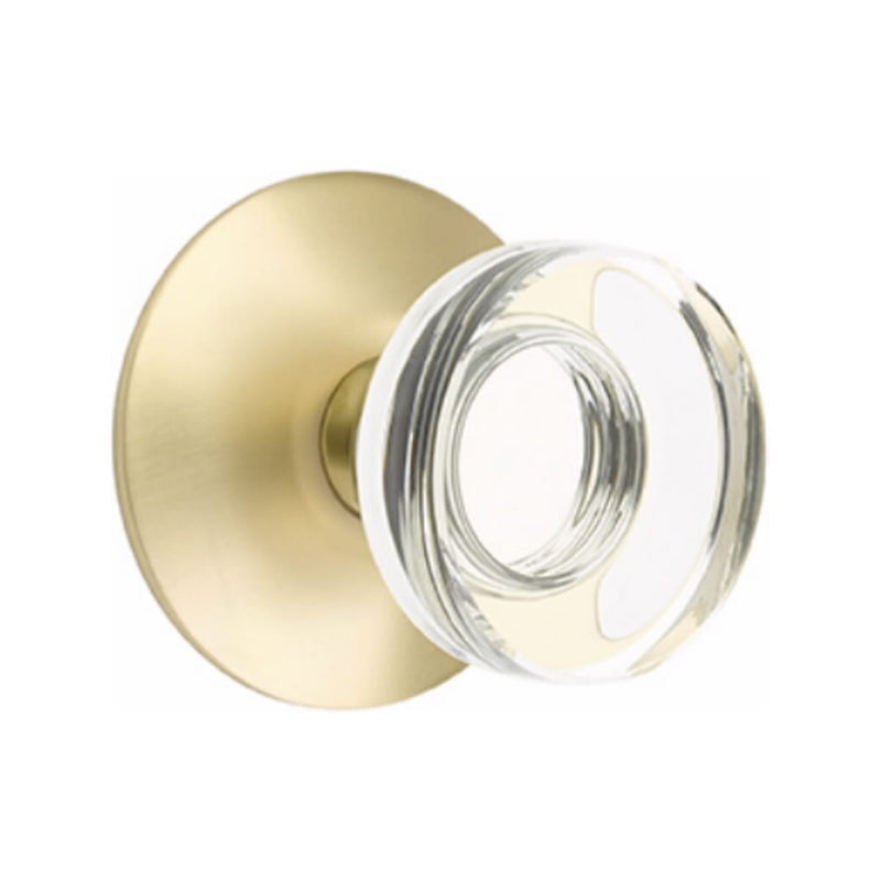 Emtek Modern Disc Knob Concealed Screws with Modern Rosette