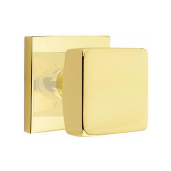 Emtek Square Concealed Screws Knob with Square Rosette