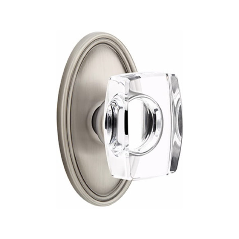 Emtek Windsor Knob Concealed Screws With Oval Rosette
