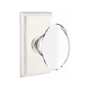 Emtek Hampton Knob With Rectangular Rosette