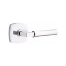Emtek Select L-Square Smooth Lever with Urban Modern Rosette