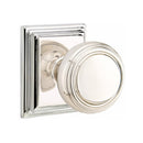 Emtek Norwich Knob With Wilshire Rosette