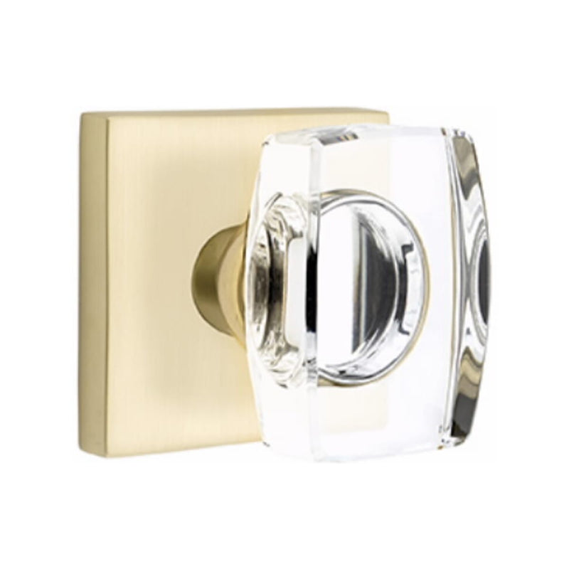 Emtek Windsor Knob Concealed Screws with Square Rosette