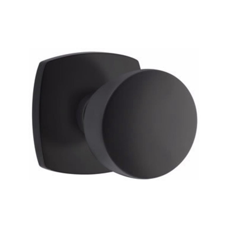 Emtek Laurent Knob  Concealed Screws with Urban Modern Rosette